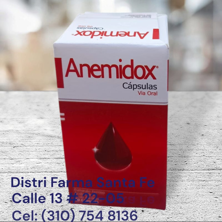 ANEMIDOX 330MG X 30 CAPSULAS