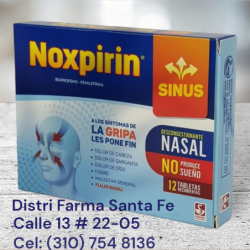 NOXPIRIN SINUS X  12 CAPSULAS
