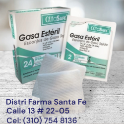 GASA ESTERIL ALFA 3X3 X 12 SOBRES X 2 GASAS
