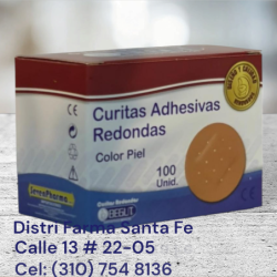 CURITAS REDONDAS X 100 UNIDADES
