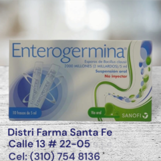 ENTEROGERMINA SUSPENSION X 10 FRASCOS