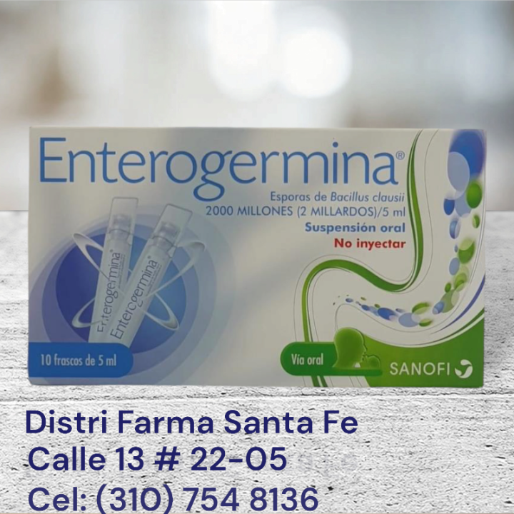 ENTEROGERMINA SUSPENSION X 10 FRASCOS
