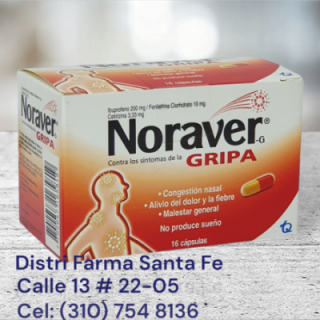 NORAVER GRIPA X 16 CAPSULAS (TQ)