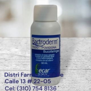 YODOPOVIDONA BUCOFARINGEO X 60 BACTRODERM