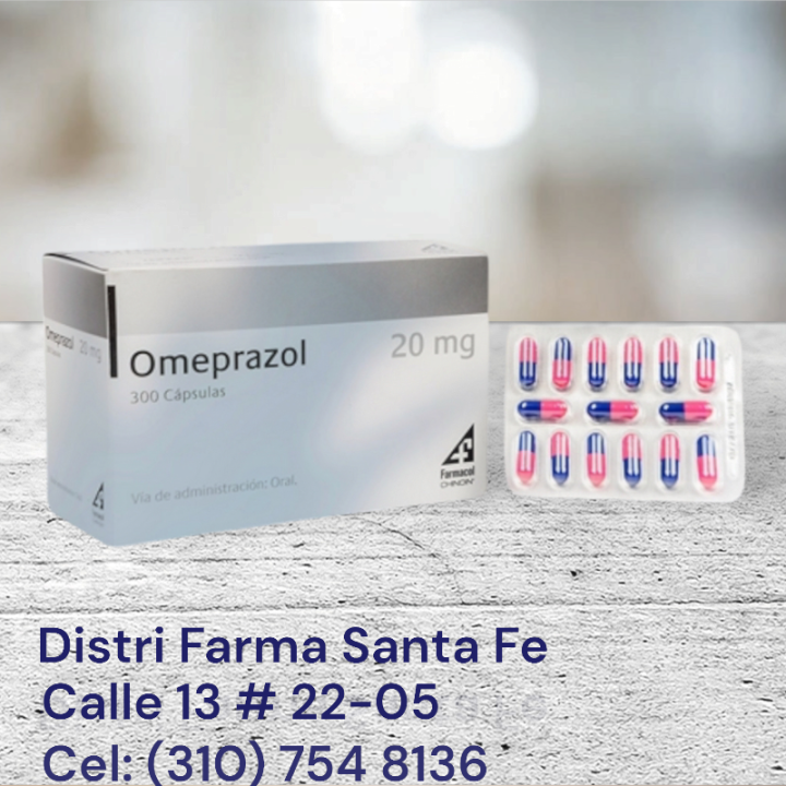 OMEPRAZOL 20 MG X 300 CAPSULAS CHINOIN