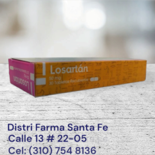 LOSARTAN MEMPHIS 50MG X 30 TABLETAS