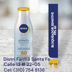 BLOQUEADOR NIVEA FP60 FRASCO  X 125ML (IVA)
