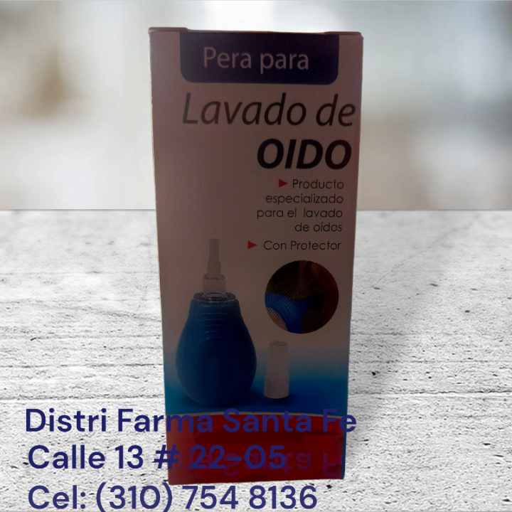 PERA LAVADO DE OIDO