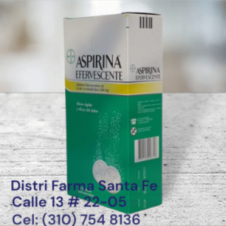 ASPIRINA EFERVESCENTE 500MG X 50 TABLETAS