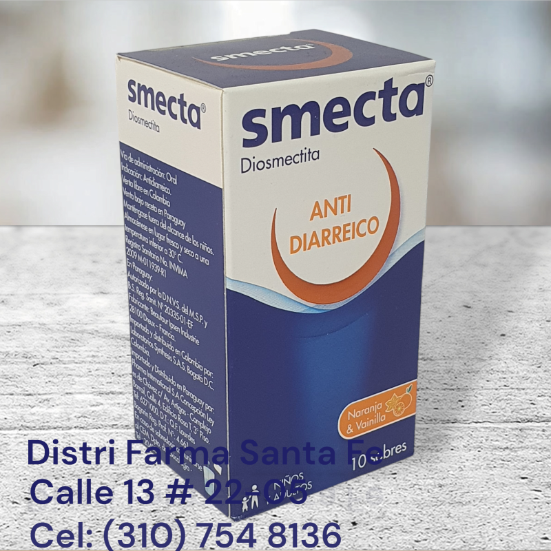 SMECTA X 10 SOBRES (DIOSMECTITA)