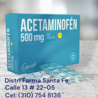 ACETAMINOFEN LAPROFF 500MG X 300 TABLETAS