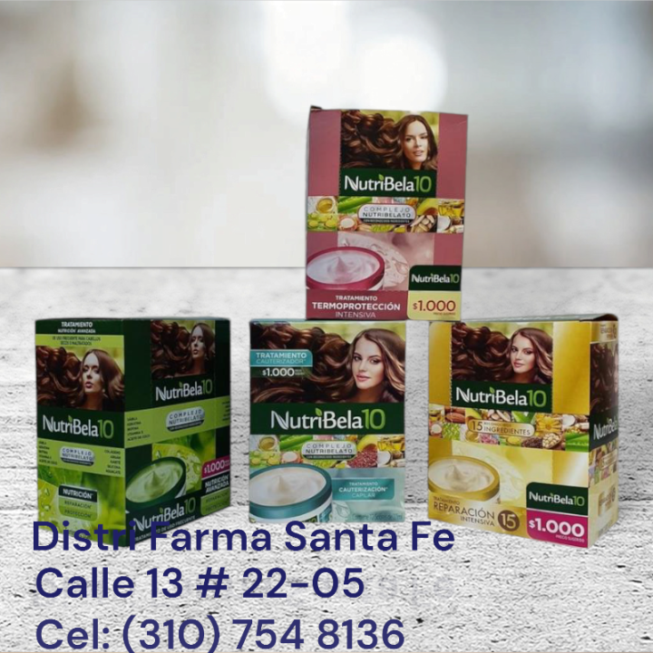 TRATAMIENTO NUTRIBELA CAJA X 12SOBRES X 30ML (IVA)
