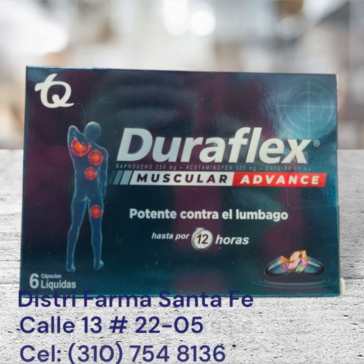 DURAFLEX MUSCULAR ADVANCE X 6 CAPSULAS (TQ)