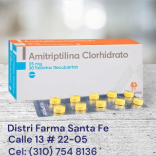 AMITRIPTILINA MEMPHIS 25MG X 30TABLETAS