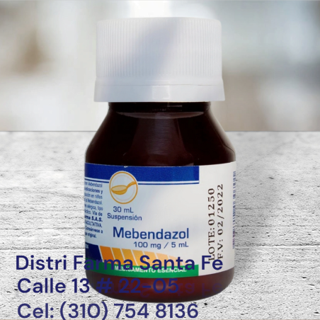MEBENDAZOL COASPHARMA  SUSPESION FRASCO X 30ML