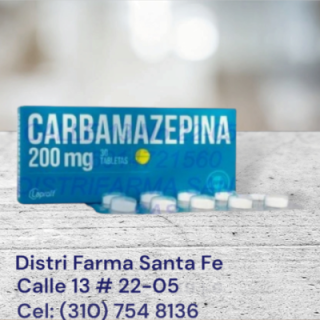 CARBAMAZEPINA LAPROFF 200MG X 30 TABLETAS