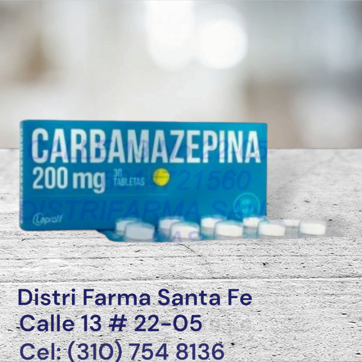 CARBAMAZEPINA LAPROFF 200MG X 30 TABLETAS