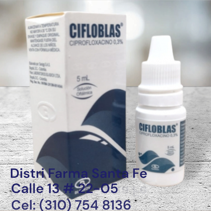 CIFLOBLAS FRASCO X 15ML (CIPROFLOXACINO 0.3%)