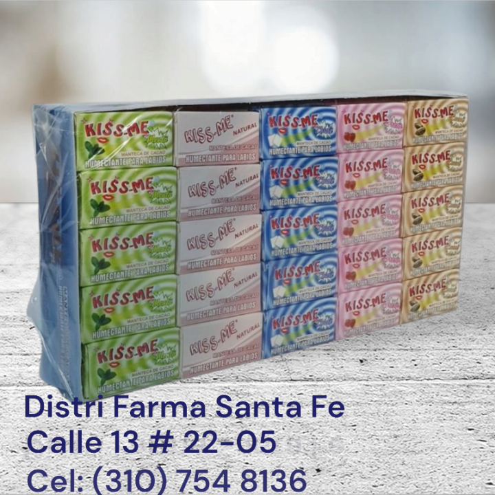 MANTECA CACAO CAJA  X 100 UNIDADES (SABORES) (IVA)