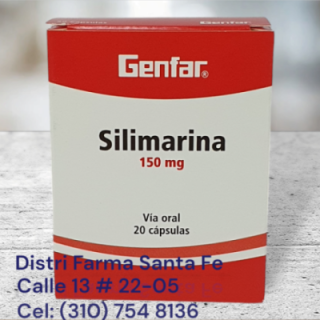 SILIMARINA GENFAR 150MG X 20 CAPSULAS