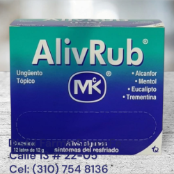 ALIVRUB MK CAJA X 12 LATAS