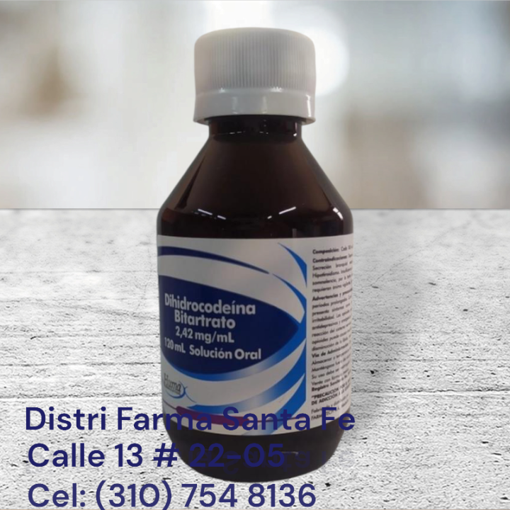 DIHIDROCODEINA JARABE FRASCO X 120ML