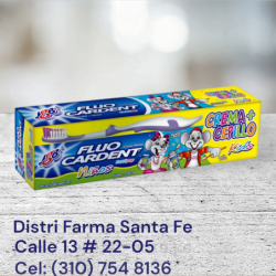CREMA DENTAL FLUO CARDENT NIÑOS X 50GR (IVA)