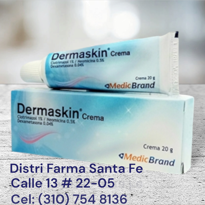 DERMASKIN CREMA TUBO X 20GR (PEQUEÑA)