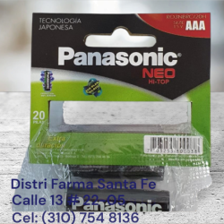 PANASONIC PILA  AAA TIRA  X 10 PARES (IVA)
