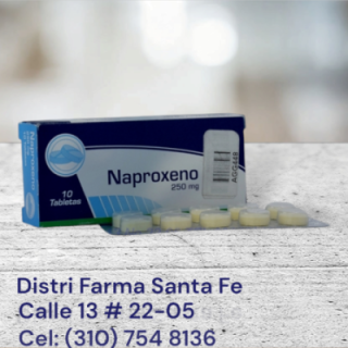 NAPROXENO COASPHARMA 250MG X 10 TABLETAS