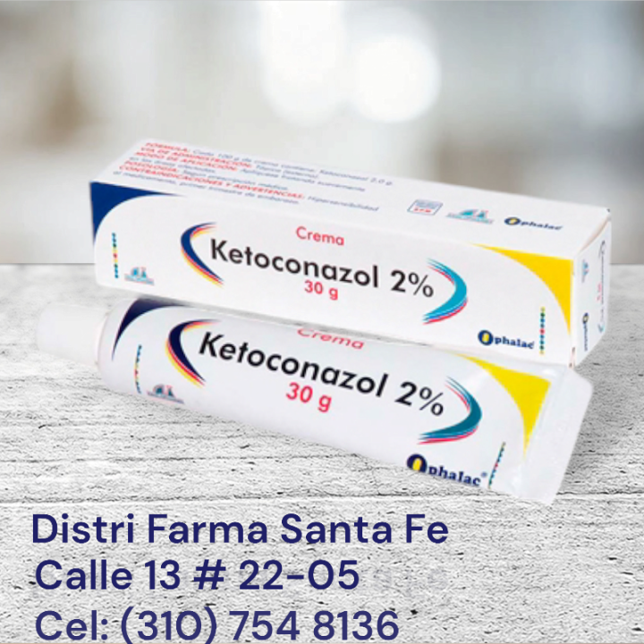 CREMA DE  KETOCONAZOL TUBO X 30GR