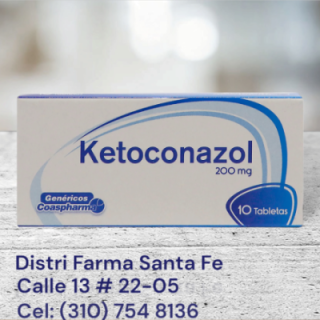 KETOCONAZOL COASPHARMA 200MG X 10 TABLETAS