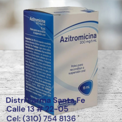 AZITROMICINA SUSPENSION COASPHARMA 200MG X 15ML