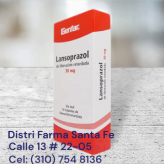 LANSOPRAZOL GENFAR 30MG X 14 TABLETAS