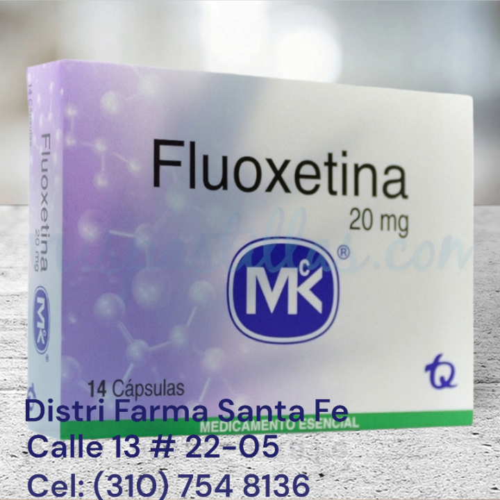 FLUOXETINA GENFAR 20MG X 10 CAPSULAS