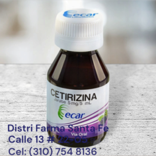 JARABE CETIRIZINA ECAR  X 60ML