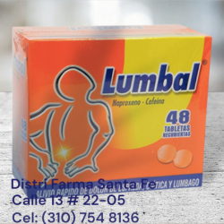 LUMBAL X 48 TABLETAS