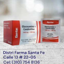GLUCOSAMINA + CONDROITINA AMERICAN  X 30 SOBRES