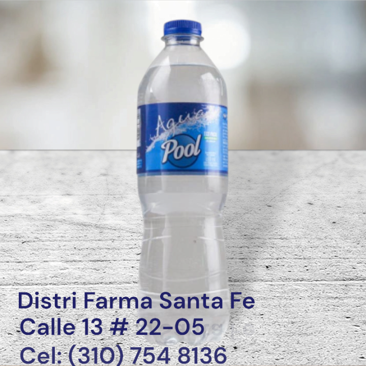 AGUA POTABLE  POOL 600ML X 20 UNIDADES