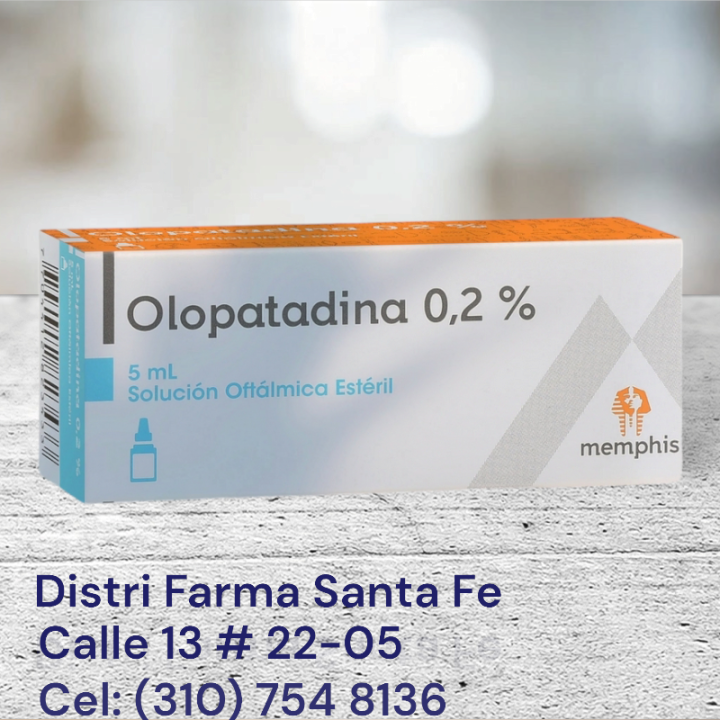 OLOPATADINA 0.2%  MEMPHIS X 5ML