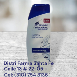 SHAMPOO H&S POTE X 180ML (IVA)