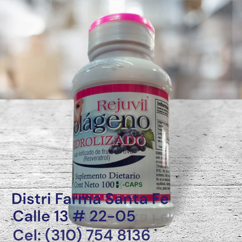COLAGENO HIDROLIZADO X 100 CAPSULAS (FRASCO)