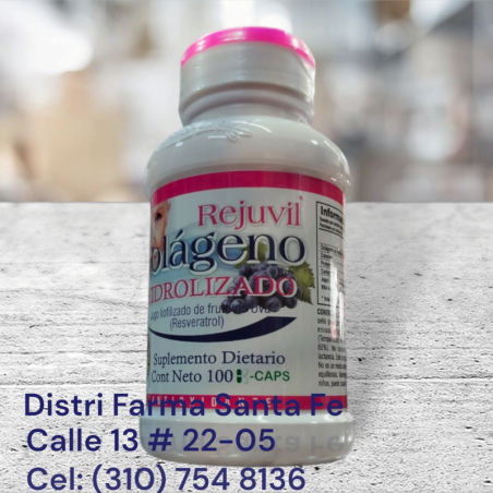 COLAGENO HIDROLIZADO X 100 CAPSULAS (FRASCO)