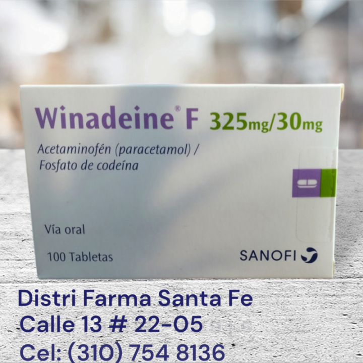 WINADEINE F X 100 TBS (ACETAMINOFEN + CODEINA)