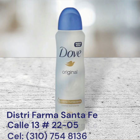 DESODORANTE DOVE AEROSOL X 150ML (IVA)