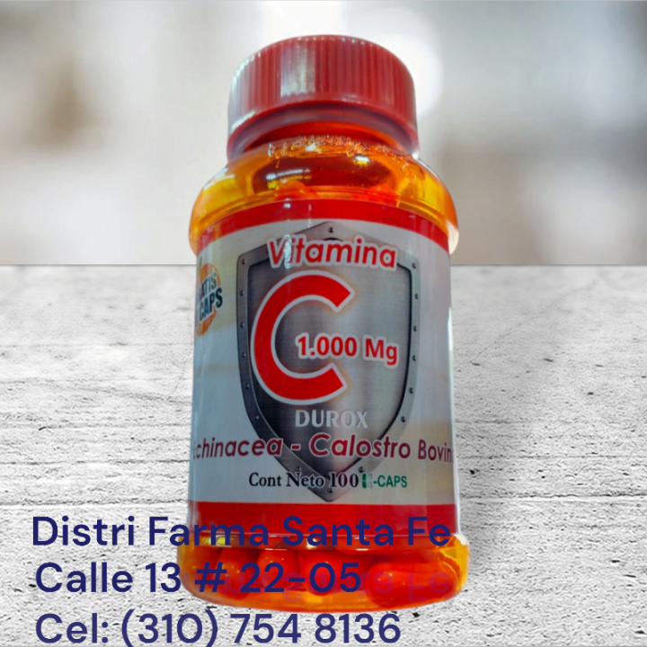 VITAMINA C  X 100 CAPSULAS  (FRASCO)