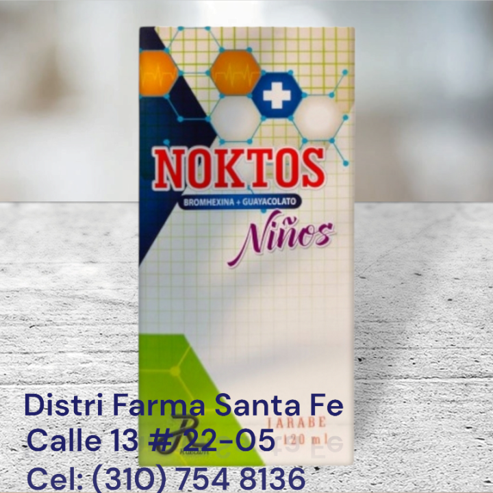 NOKTOS NIÑOS X 120ML (BROMHEXINA + GUAYACOLATO)