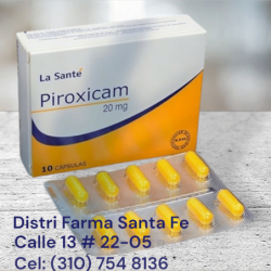 PIROXICAM LA SANTE 20MG X 10 CAPSULAS
