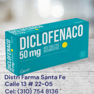 DICLOFENACO LAPROFF 50MG X 400 TABLETAS (GRANDE)