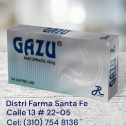 GAZU 40MG X 14 CAPSULAS (PANTOPRAZOL 40MG)